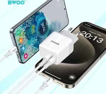 BWOO PD 20W USB-A + USB-C brzi punjač fast charger Max BWOO - cover
