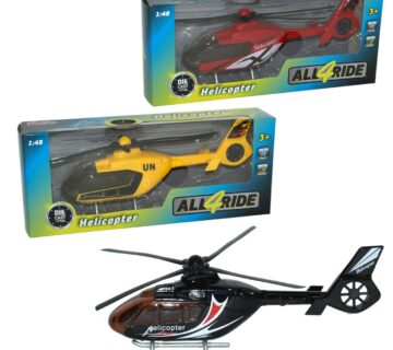 Helikopter, 1:48, die-cast, 3s, baterije - cover