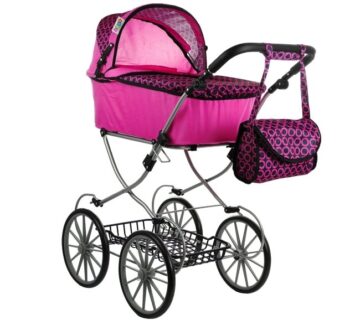 Kolica za lutke Alice Retro XL- roza - cover