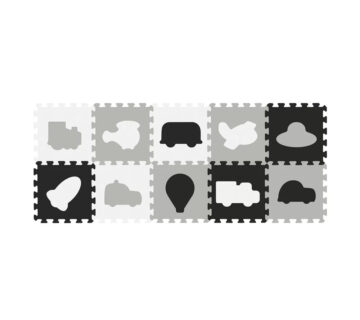 BabyOno puzzle od pjene, 10 komada, OBLICI - cover