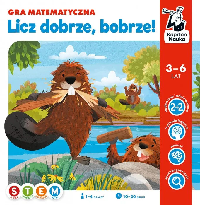 Edukativna igra "Dobro broji, Dabre!" - cover