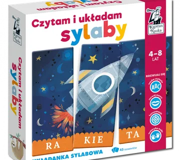 Edukativna igra "čitamo i slažemo slogove raketa" - cover