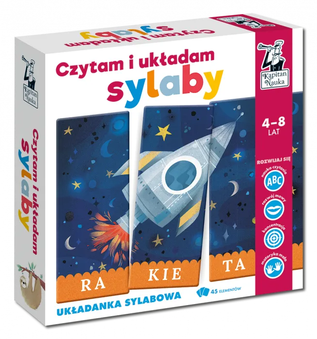 Edukativna igra "čitamo i slažemo slogove raketa" - cover