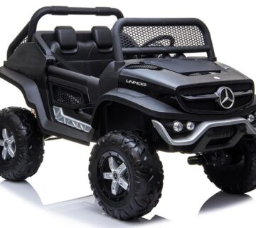 Licencirani auto na akumultor Mercedes Unimog – crni - cover