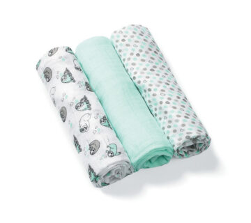 BabyOno Bambus tetra pelene Ljenjivac, mint - cover