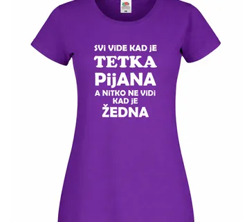 Majica – Svi vide kad je tetka pijana - cover