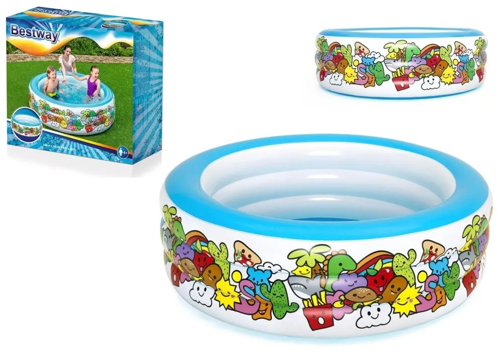 Bazen na napuhavanje  Round 152 cm x 51 cm Bestway 51121 - cover