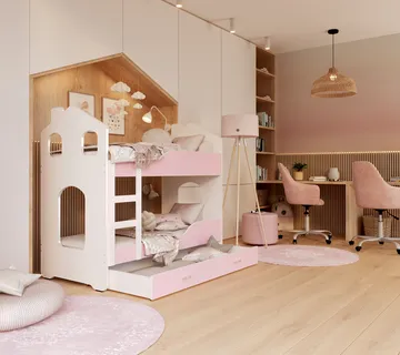 Krevet na kat za djecu 190×80 Dominik Domek – Praktične dječje sobe - cover