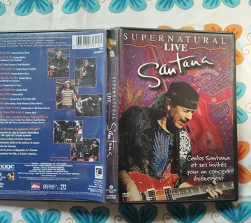 Supernatural Live Santana DVD - cover