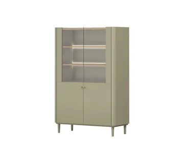 Vitrina Elivo 100cm, Materijal: MDF,Melaminska ploča - cover