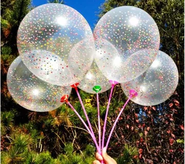 (25 komada paket) Baloni punjeni lopticama 30cm - cover