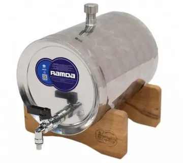 Posuda INOX za rakiju-vino EZR-6L, za slavinu 3/8" - cover