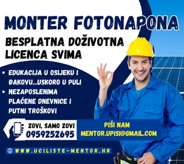 POSTANI MONTER FOTONAPONA POTPUNO BESPLATNO" - cover