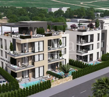 SUKOŠAN- Luksuzni stanovi prvi red do mora - PENTHOUSE- 249,10 m2 - cover