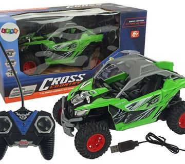 Cross Country Remote Controlled Terrain Car 27 MHz Green - cover