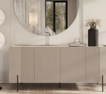 Komoda Malmi 200 cm, 4 Vrata I 4 Police, Materijal: MDF - cover