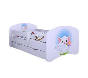 Drveni dječji krevet Happy s ladicom – 200*90 - cover