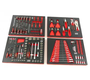 Crveni set od 154 premium alata,  4 uložaka - cover