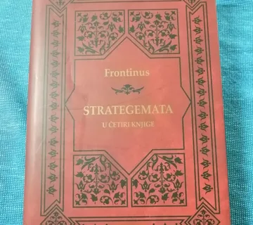Sextus Iulius Frontinus – Strategemata u četiri knjige - cover