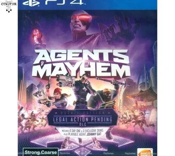 PS4 IGRA AGENTS OF MAYHEM/ R1, RATE!! - cover