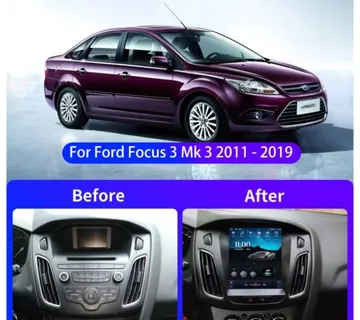 Ford Focus MK3 2011 - 2017 ORIGINAL MULTIMEDIJA TESLA STYLE ANDROID - cover