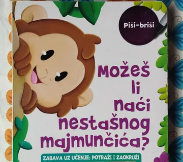Možeš li naći nestašnog majmunčića? - cover