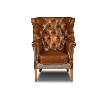 Chesterfield Harris Tweed Wallflower fotelja - cover