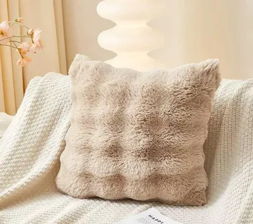 Valovita pliš jastučnica 45x45cm - cover