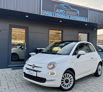 Fiat 500 1,2 8V ⭐ Navigacija, Park senzori, Panorama ⭐ Servis - cover