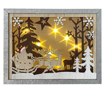 Božićni ukras LED slika 30*24 cm - cover