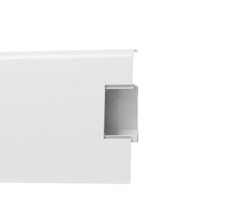 Lajsna za laminat ARBITON Lars duljina 2,5m - visina 70mm - 40 white matt - cover