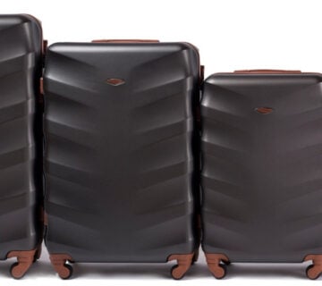 WINGS 402 set 4 kofera (L, M, S, XS) crni - cover