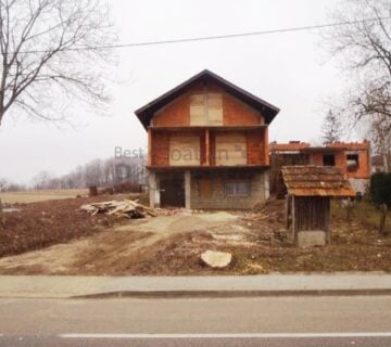 DUBRAVICA, ROZGA: NEZAVRŠENA KUĆA KATNICA,125 m2 - cover