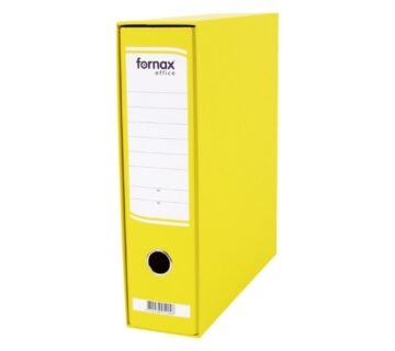 Registrator A4 široki u kutiji Office Fornax žuti - cover