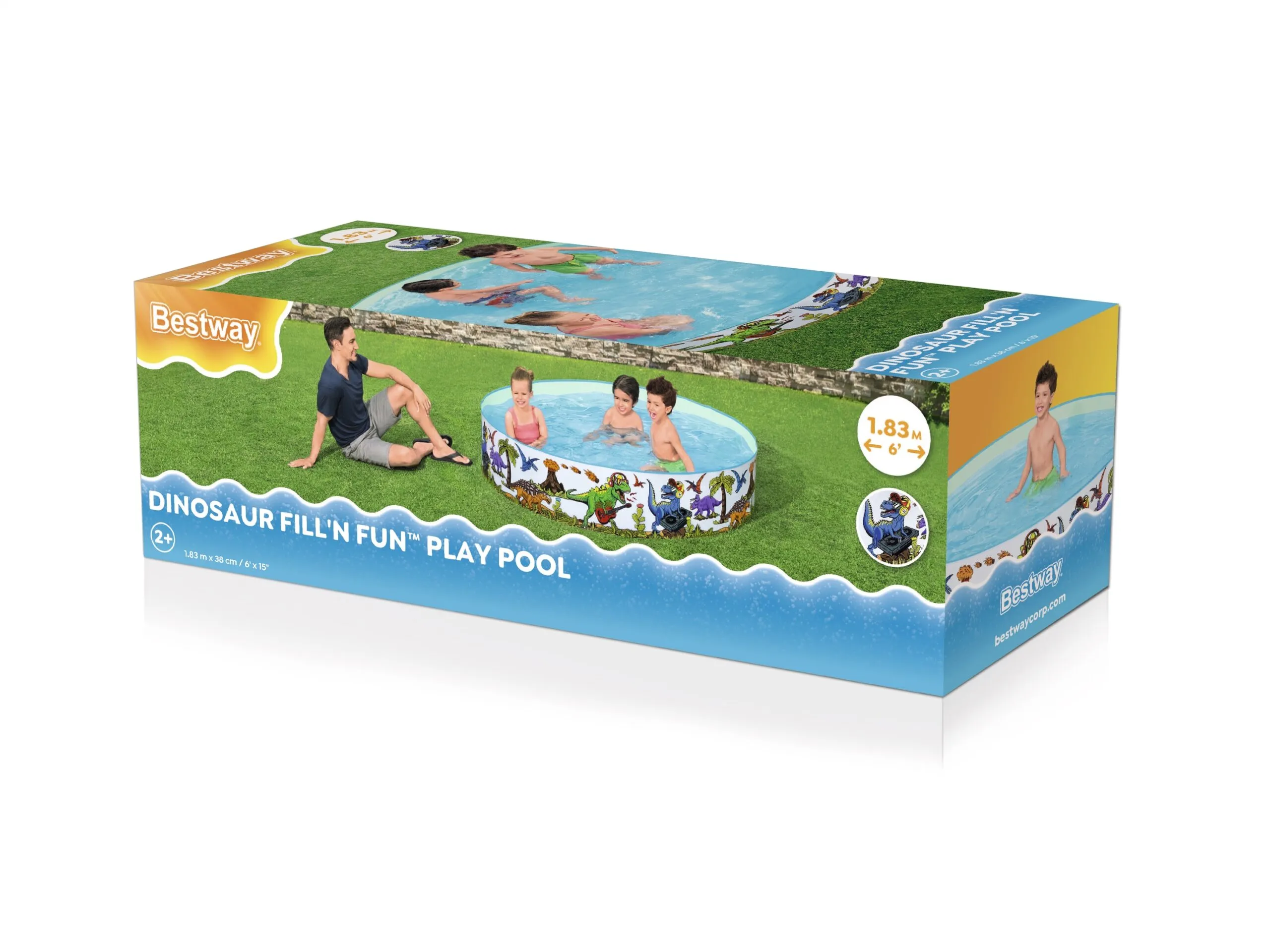 Bestway bazen dinosauri 1.83m - cover