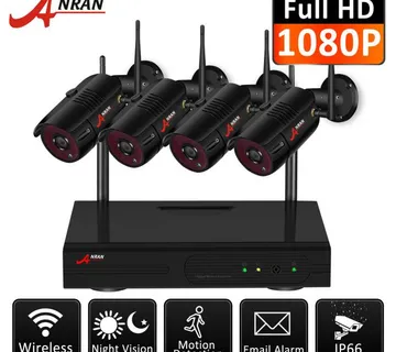 Profesionalni VIDEO NADZOR WIFI SUSTAV 4 KAMERE - cover