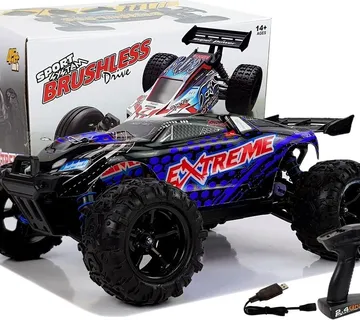 Remote Controlled Rally Car 1:18 Blue ENOZE 9302E Speed 45 km/h - cover