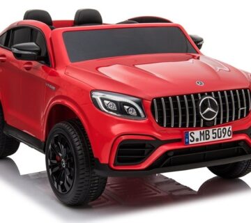Licencirani auto na akumulator Mercedes GLC 63S QLS 4x4 - dvosjed - crveni/lakirani - cover
