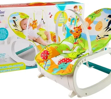 Dječja ljuljačka 2u1 s funkcijom vibracije - cover