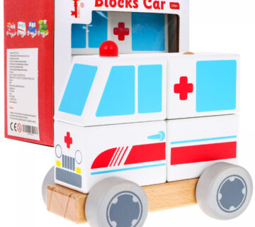 Drveni edukativni kombi hitne pomoći za sastavljanje  - Ambulance - cover