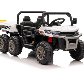 Auto na akumulator XMX623B 24V - dvosjed - bijeli - cover
