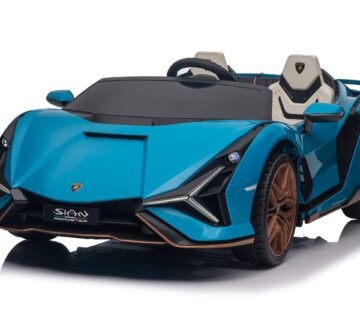 Licencirani auto na akumumulator Lamborghini SIAN 4x100W - dvosjed - plavi - cover
