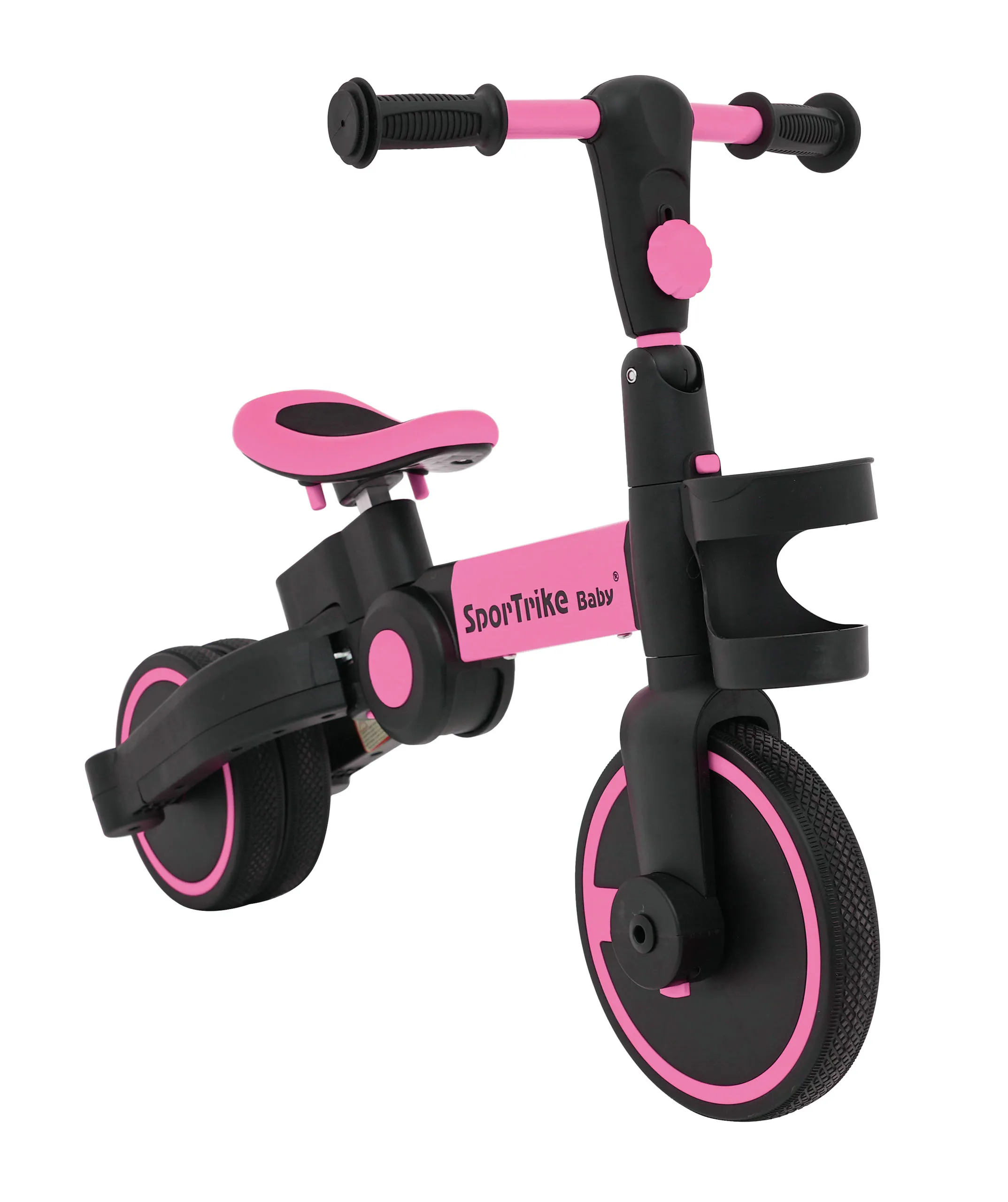 Happy Bike 3u1 sportski bicikl pink - cover