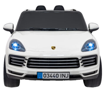 Licencirani auto na akumulator Porsche Cayenne S - bijeli/lakirani - cover