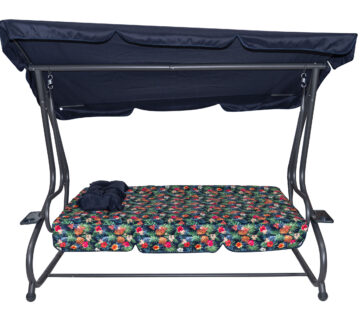 Garden Swing, Textile Seat, 2x1, TROPIC PATTERN - cover