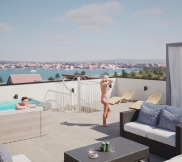 ZADAR-SUKOŠAN-NOVOGRADNJA-PENTHOUSE120 m2-krovna terasa-60 m do mora! - cover