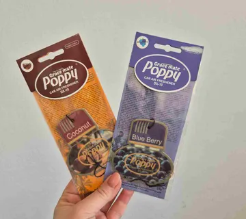 Poppy miris za auto - cover