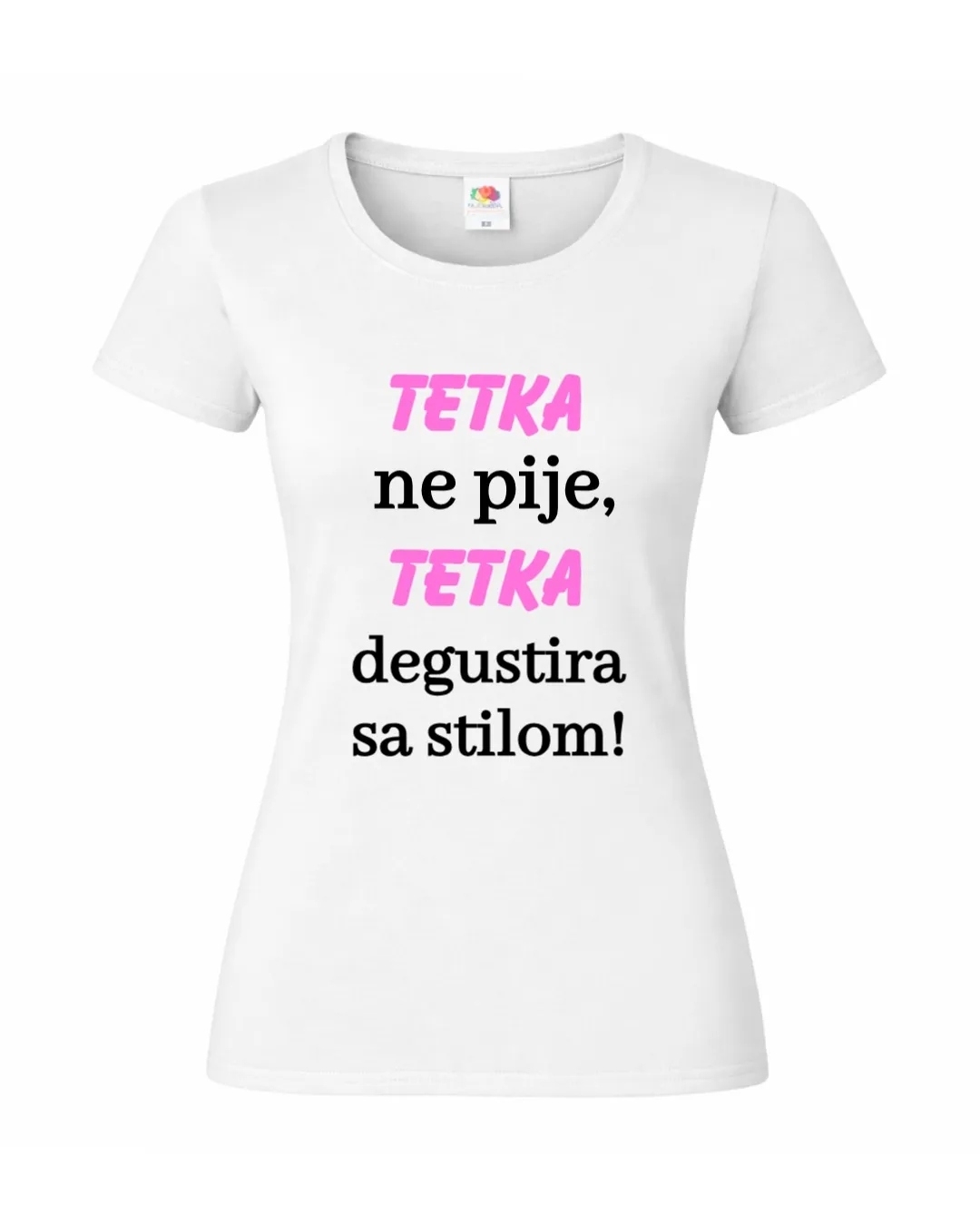 Majica – Tetka ne pije, tetka degustira sa stilom - cover