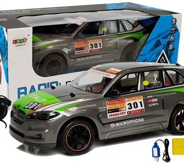 Auto na daljinsko upravljanje Sports Car R/C 1:10 2.4G - sivi - cover