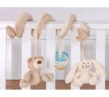 Viseće igračke za bebe, zeko i medvjedić - cover